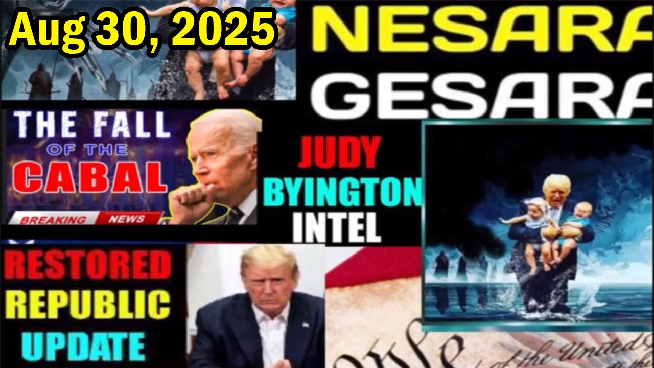 SG Anon. Juan O Savin ~ Situation Update 8/30/25 ~ Restored Republic > Judy Byington- Q+ White Hats