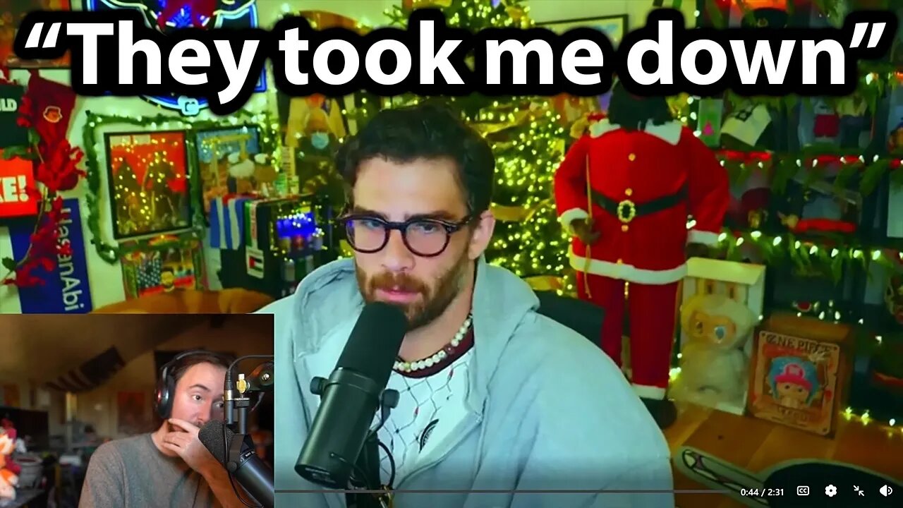 He tried streaming in China. They banned him already..