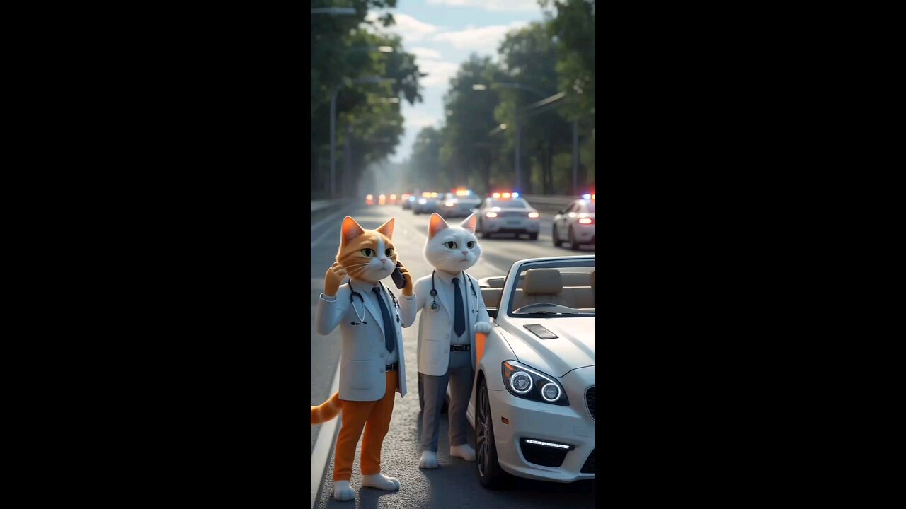 cat car 🚗🚗 accident