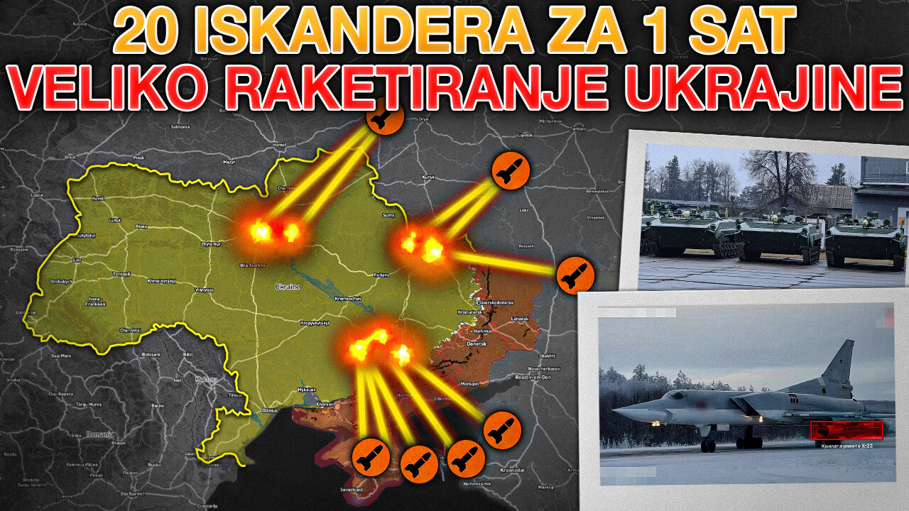 20Iskandera za Sat⚔Veliki Raketni Udari⚔Iran,Grenland i Ukrajina⚔Proboj Slavjanskog Fronta.13.1.2026