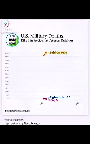 Sobering and Tragic: US Military Deaths: Killed In Action vs. Veteran Suicides. War Sucks. Period.