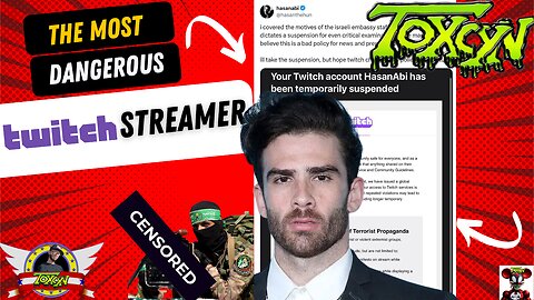 Twitch has a terror problem... Hasan will return.