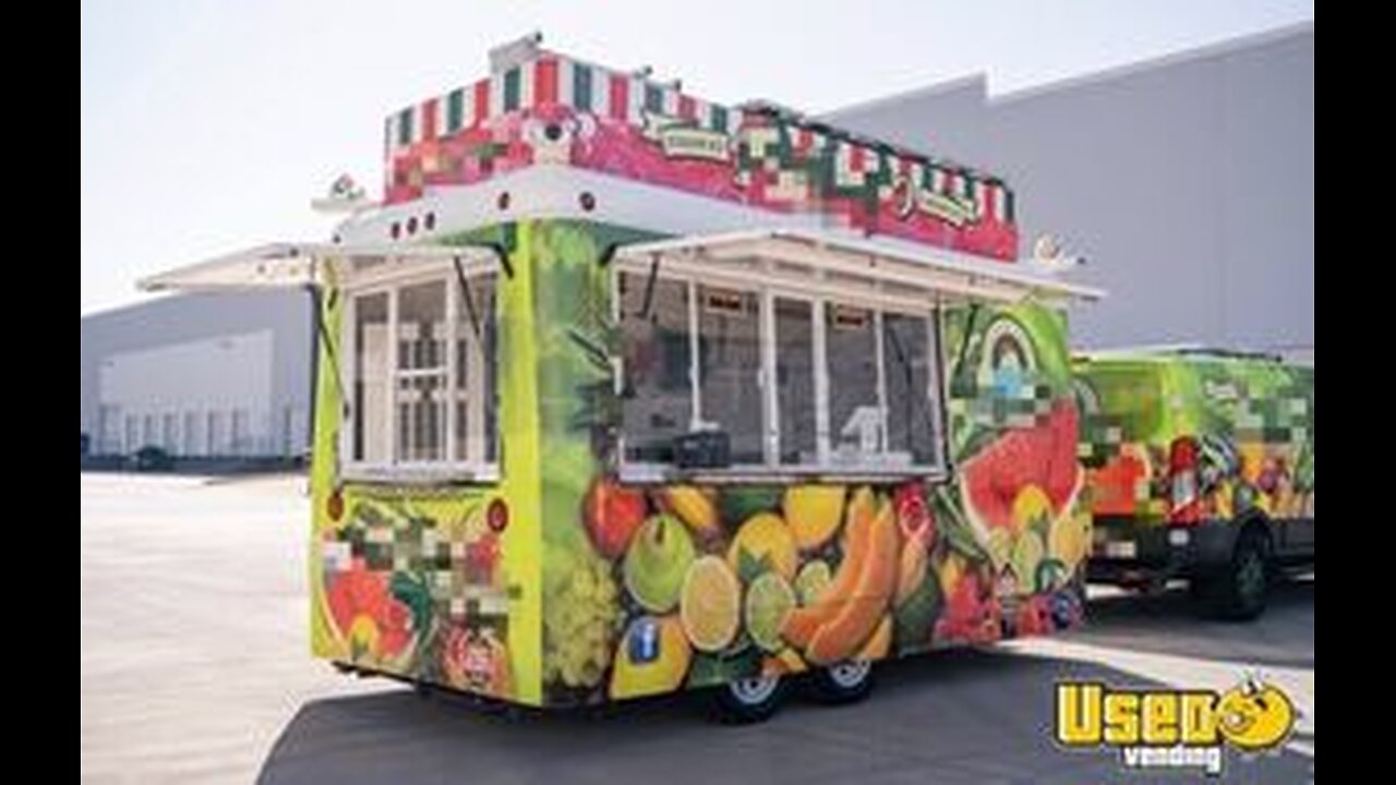 Fully Functional Turnkey Frozen Dessert Business w/ Fibercore Concession Trailer & Ford