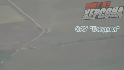 Russian FPV Drone Specialist Destroy Ukrainian 2S22 Bohdana Howitzer In Tomina Balka, Kherson region