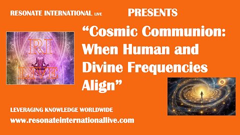 “Cosmic Communion: When Human and Divine Frequencies Align”