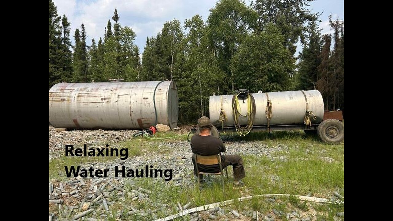 Moved the Tank then Hauled Water to Fill It to Be Ready for the Forest Fires Again July 08 2025