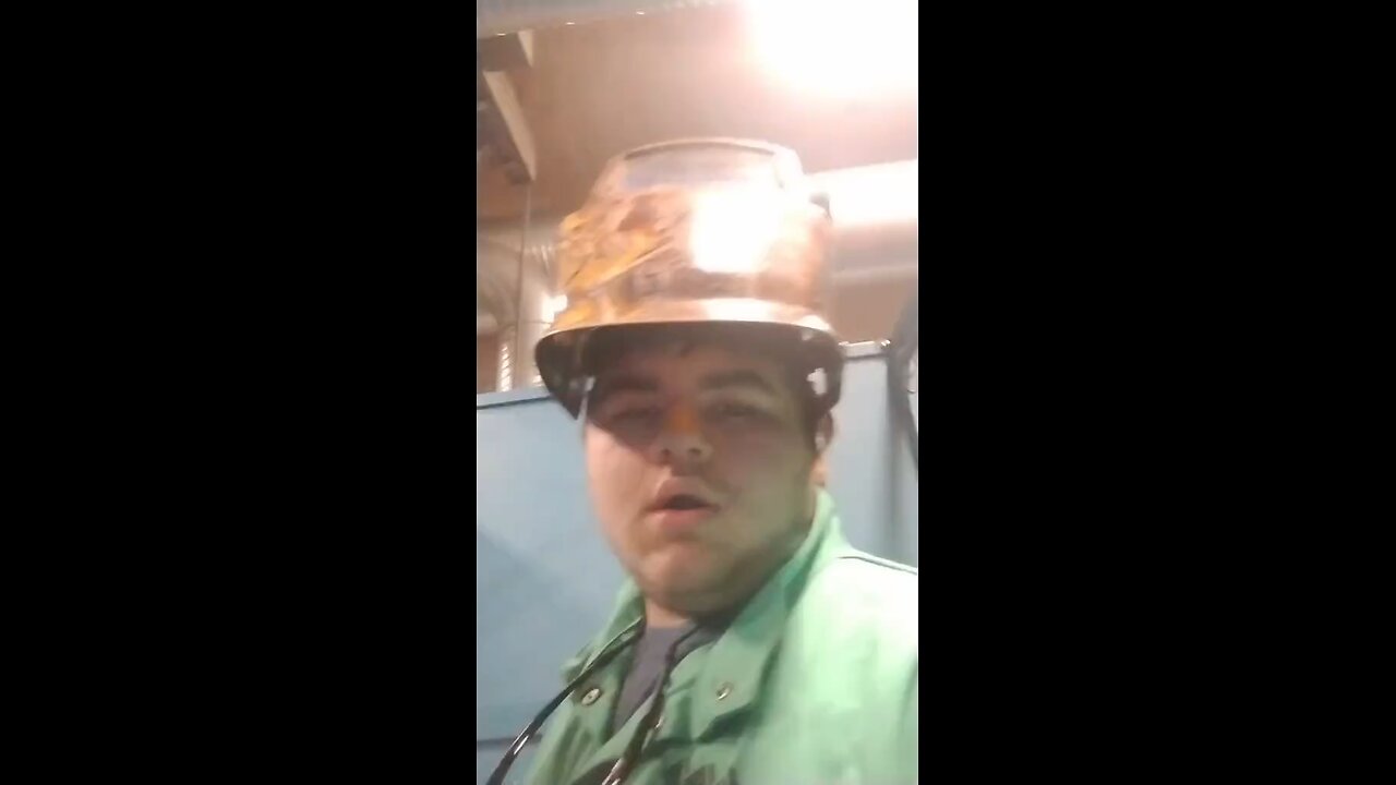 me and Levi fixing to start welding