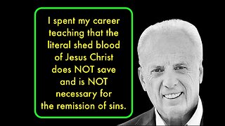 John MacArthur Denied The Blood of Jesus Saves