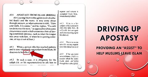 Driving Apostasy