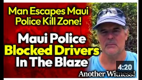 "Man Evades Maui Police in Blocked-Off 'Kill Zone' on Front Street"