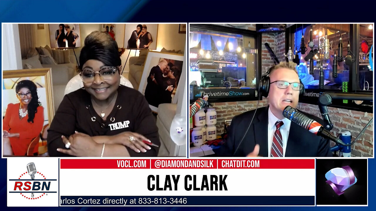 Diamond & Silk | Clay Clark from Thrive15 Joins The Show - 5/13/2025