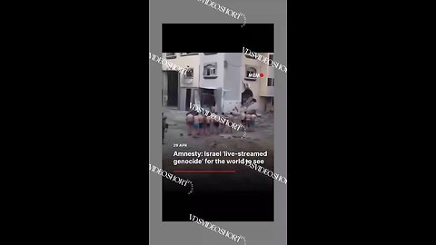 Israel is committing genocide live