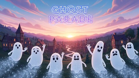 Ghost Parade | Friendly Halloween March Song for Kids