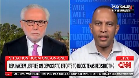 Hakeem Jeffries Claims Texas Democrats Have GOP 'Running Scared'— After They Fled to Illinois