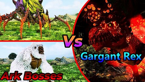 Alpha Monarch Rex Vs Ark Bosses | Ark Survival ascended | Ark Mods | Ark Battles | Gmaeplay