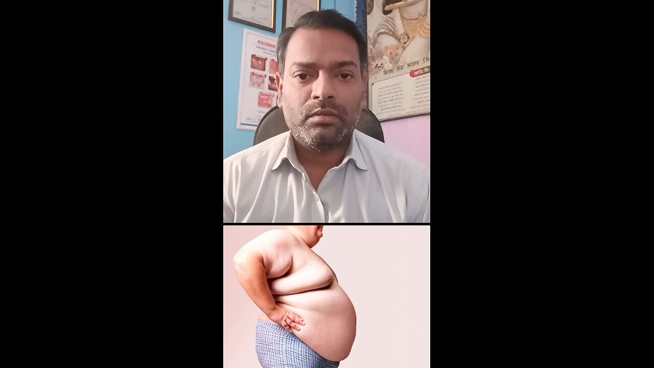 मोटापा में शुगर ।