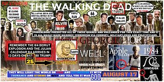 THE WALKING DEAD- THEY WILL SHAKE THE WORLD! GEORGE... OR, 'WELL' 19...84? EVERYTHING PUREBLOODZ TOLD YOU WOULD HAPPEN...HAS! JULIAN 'JUDE' IN PLAY. 8/4= 8/17(88)