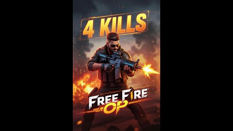"🔥 Free Fire Gaming Shorts | 4 Kills OP Highlight 🎯 #Shorts"