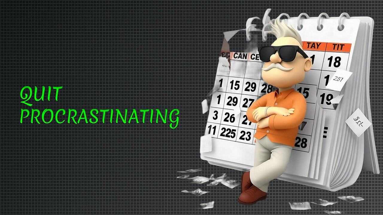 Quit Wasting Time Mr. Procrastinator | Psychology Basics