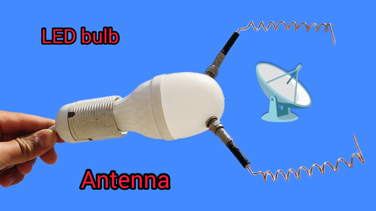 Turn any LED bulb into a powerful antenna in minutes.
