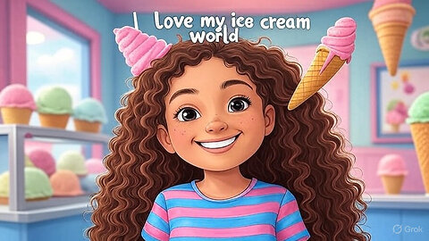 I Love My Ice Cream World! 🍦 Colorful Cartoon Adventure with Sweet Surprises!