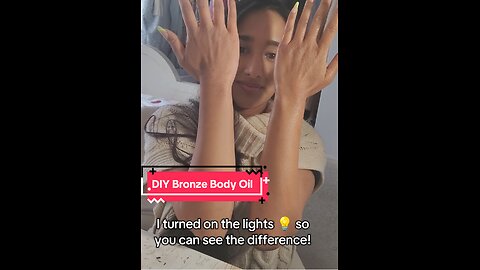 DIY BRONZE BODY OIL ✨🫠