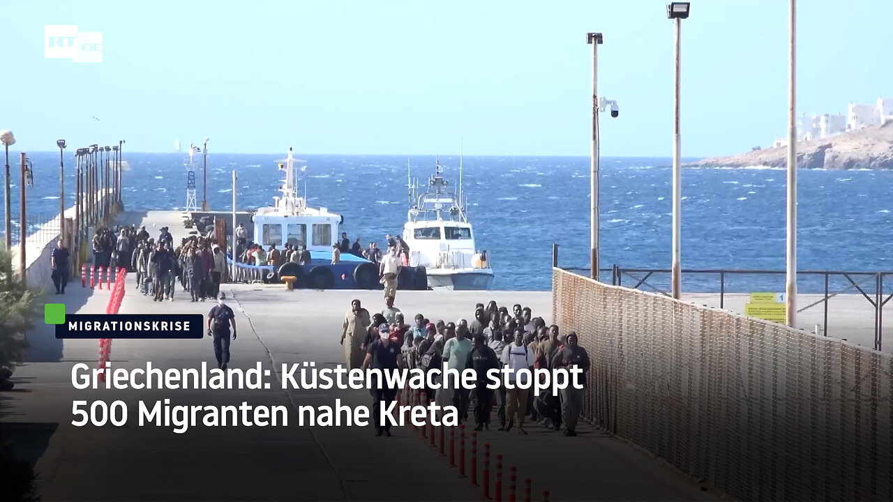 Griechenland: Küstenwache stoppt 500 Migranten nahe Kreta