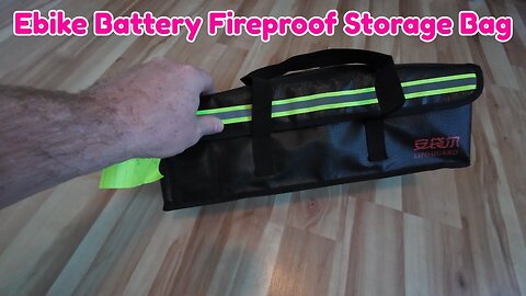 Ebike Battery Fireproof Storage Bag