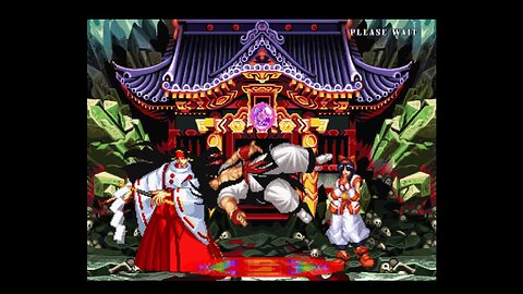 Samurai Shodown VI Mizuki gameplay (Level 8)