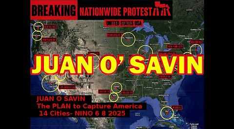 JUAN O SAVIN- The Plan to Capture America- NINO 6 8 2025