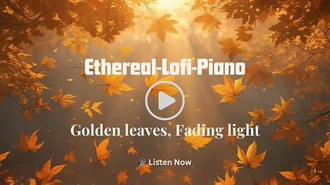 Golden Leaves, Fading Light – Autumn Lofi Piano with Gentle Beats