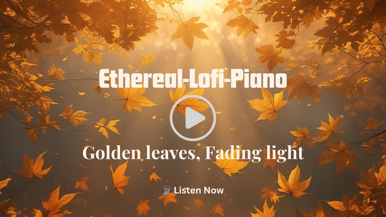 Golden Leaves, Fading Light – Autumn Lofi Piano with Gentle Beats