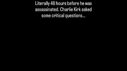 Possibly Why They Assinated Him