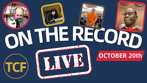 Live Court Hearings Oct 20 - Judge Simpson, Boyd, Stevens, Middleton, McNally, West | TCF LIVE #158