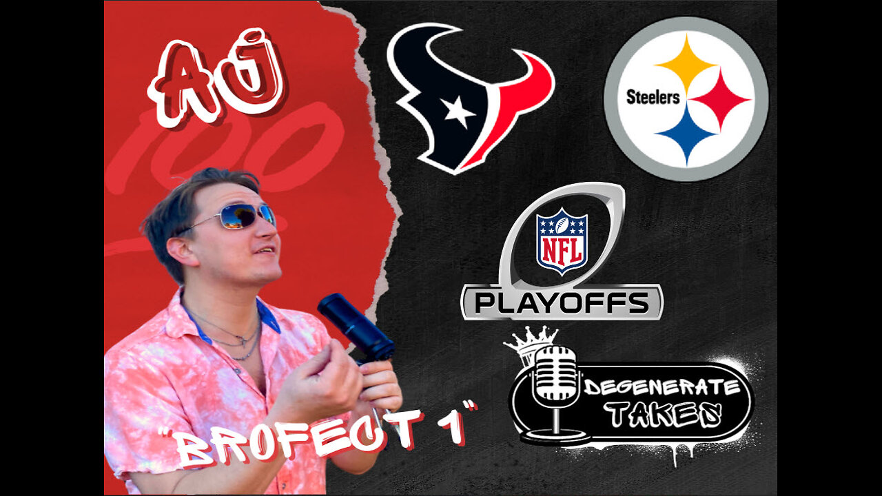 Texans v. Steelers NFL Wild Card Finale: Live Reactions, Live Bets & MORE!
