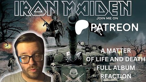 IRON MAIDEN - A MATTER OF LIFE AND DEATH ALBUM REACTION
