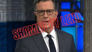 LUKE SERMONS! (Jay Leno Shames Colbert for Destroying Late Night, As He Deserves)
