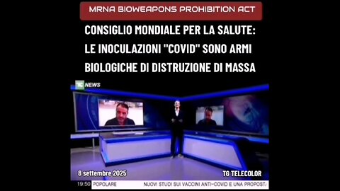 CONSIGLIO MONDIALE PER LA SALUTE: LE INOCULAZIONI "COVID" SONO ARMI BIOLOGICHE DI DISTRUZIONE DI MASSA