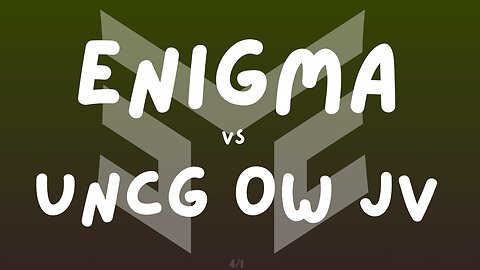 Lijiang Tower Enigma vs UNCG OW JV scrim 4.1