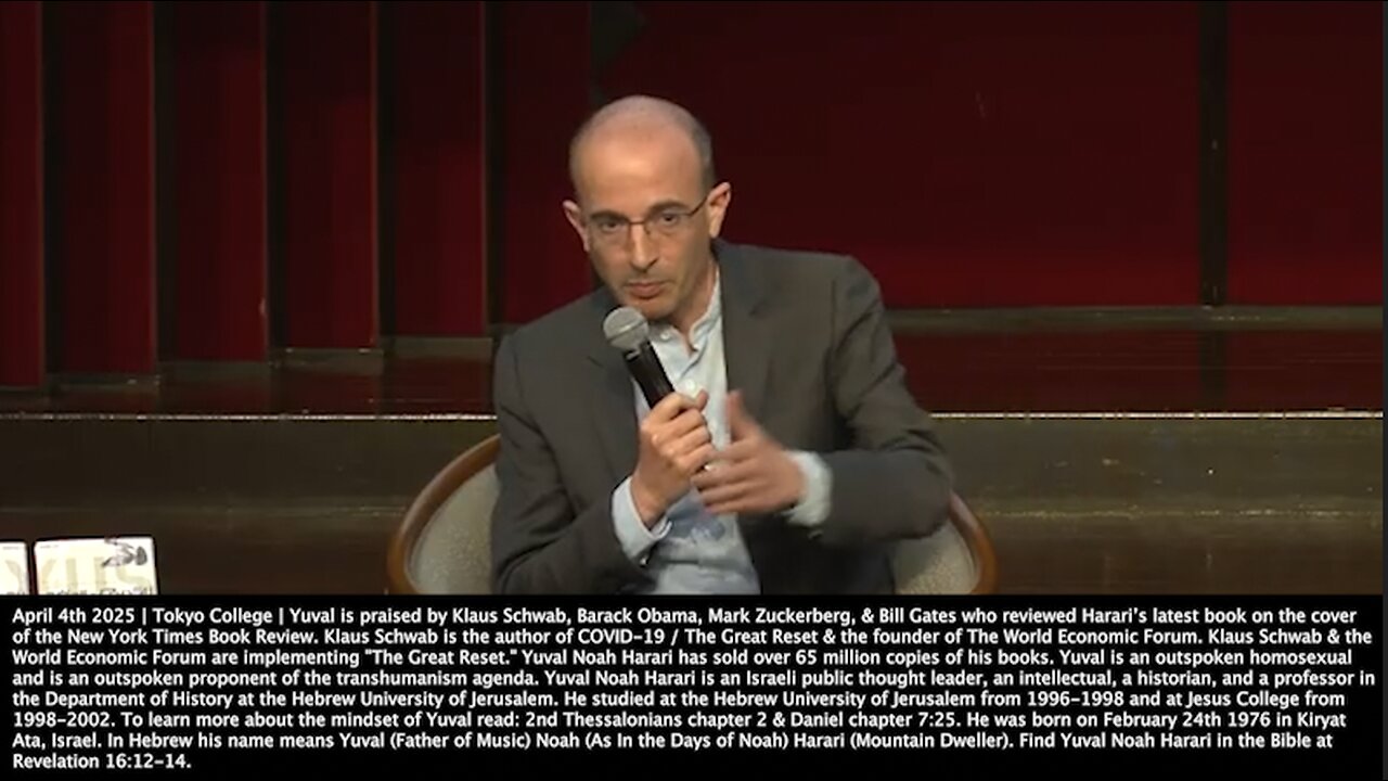 Yuval Noah Harari | "The Whole Cryptocurrency Is About Not Trusting Human Institutions, Like Banks...And Instead Putting Faith In Post Human Currencies" - 4/4/2025 + "X Would Become Half of the Global Financial System." - Musk