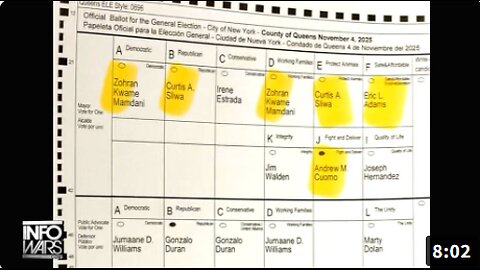 BREAKING: New York City Polling Stations Swatted! PLUS, Ballots List Mamdani Twice, Ensuring Defeat Of Cuomo! Total Election Fraud CONFIRMED!
