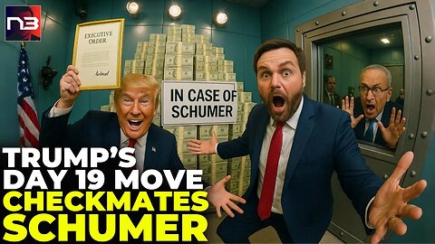 Alert: Day 19 of Shutdown BUT Trump Just Made ONE Move - Schumer's Face Says It ALL Right Now