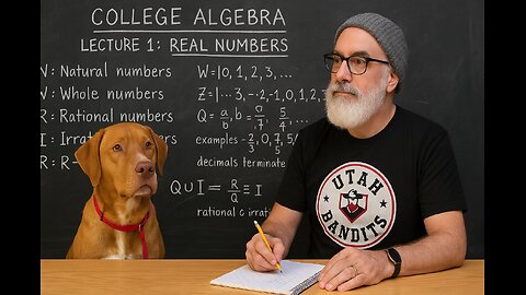 College Algebra: Lecture 1: Real Numbers.