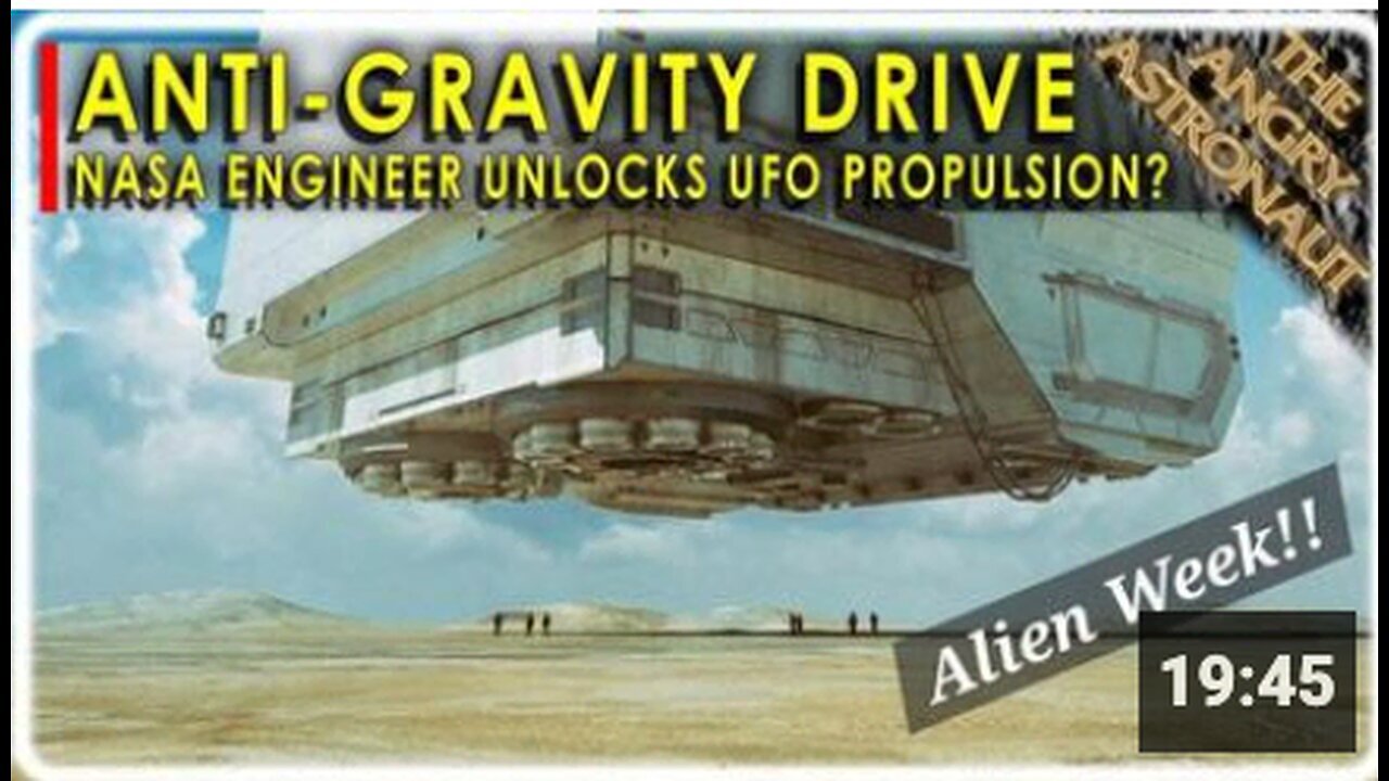 "Antigravity Drive Unveiled by NASA Engineer "