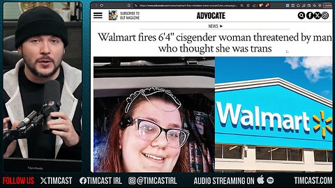 Dude THREATENS Woman In Bathroom Thinking Shes Trans, Walmart FIRES HER For Violating Company Policy