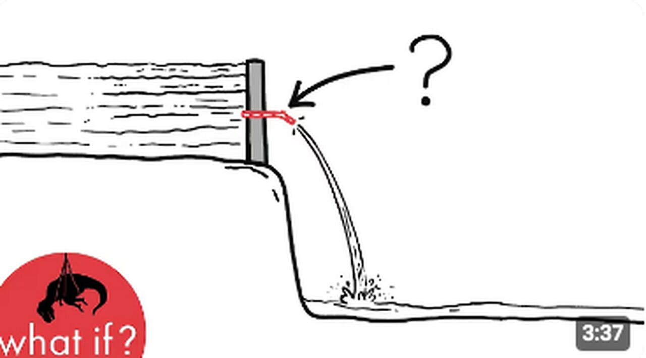 What if you funneled Niagara Falls through a straw?