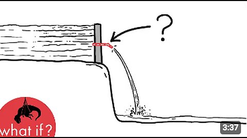 What if you funneled Niagara Falls through a straw?