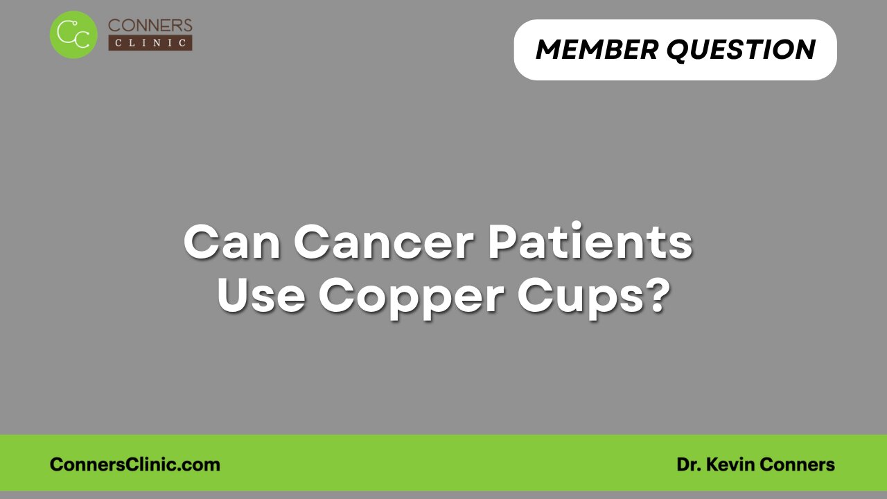Can Cancer Patients Use Copper Cups