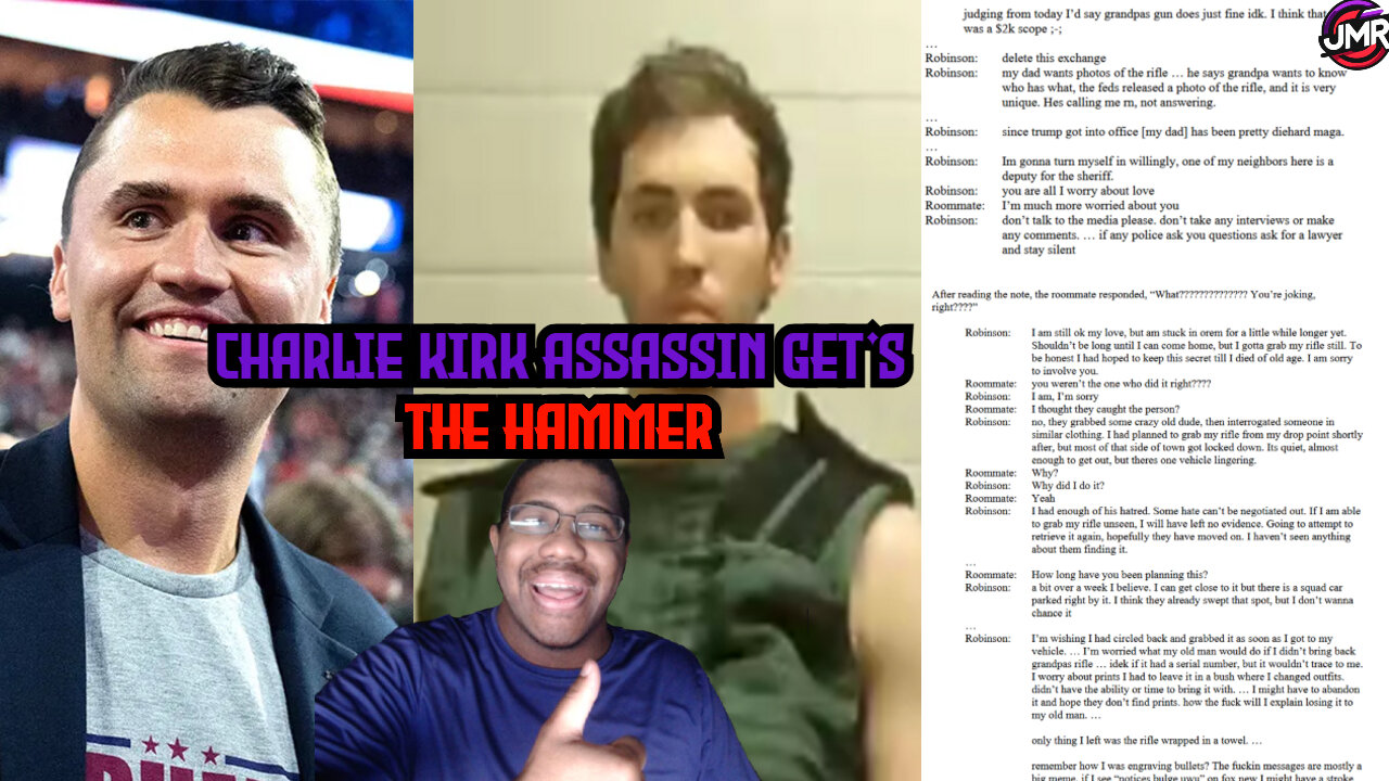 Charlie Kirk assassin text messages REVEALED & charges announced
