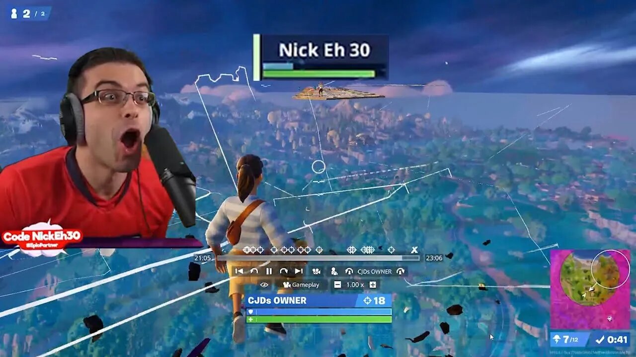 Nick Eh 30 Found The LUCKIEST Fortnite Player EVER